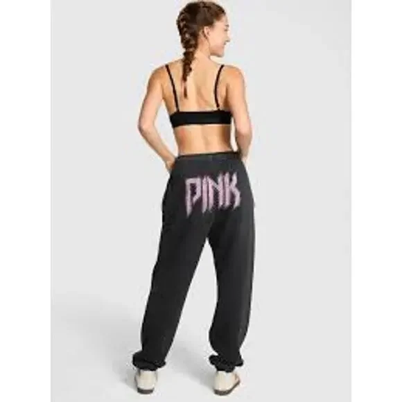PINK Victoria’s Secret 2025 Bundle Sweatpants Hoodie Twice Tzuyu kpop Large - Picture 2 of 16